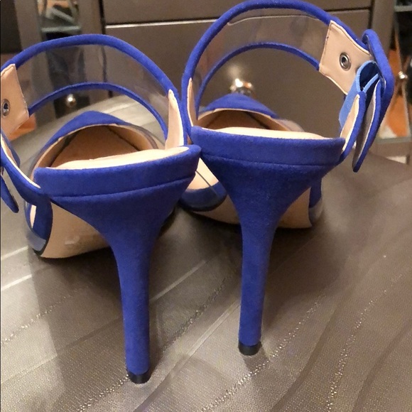 Nine West purply blue  stylish Pointy Toe Pumps. Reposh. - Picture 2 of 9